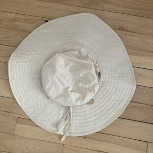 Coolibar UPF sun Hat Brim Tan One Size